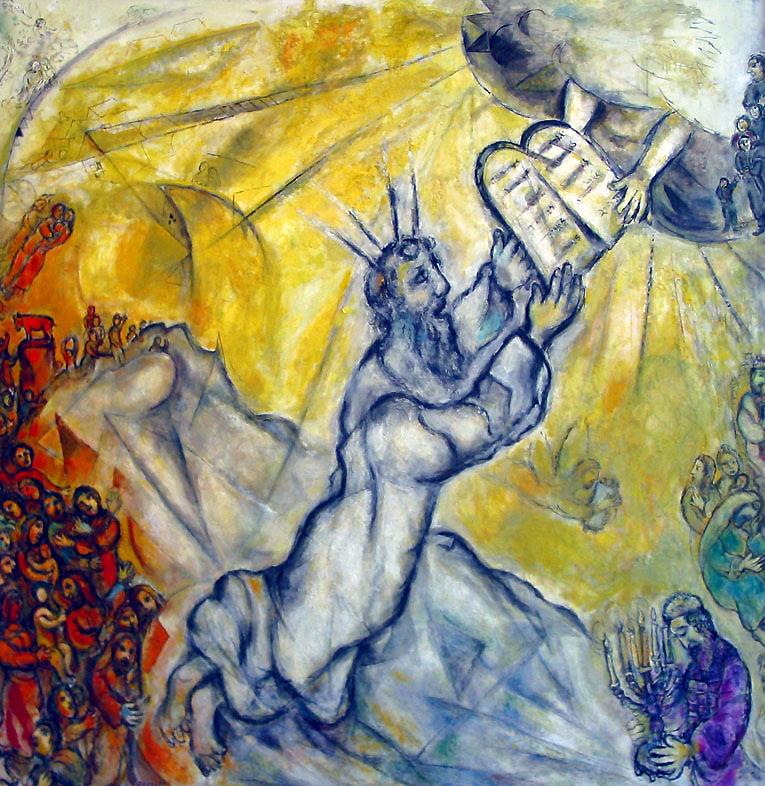 Message Biblique contemporain Marc Chagall Peintures à l'huile
